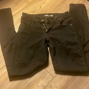 low rise black old navy skinny jeans